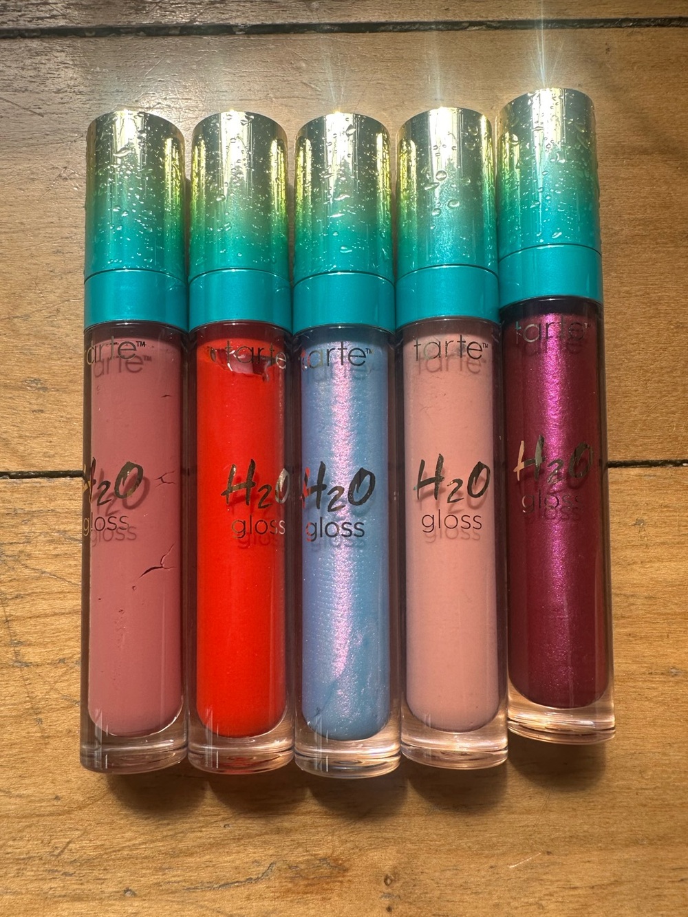 tarte H2O Gloss Set — Pink, Red, Blue, Nude, Berry Shades